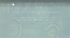 Desktop Screenshot of clairecontamine.fr